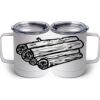 10 oz. White Stainless Steel Coffee Mug Thumbnail