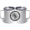 10 oz. White Stainless Steel Coffee Mug Thumbnail