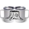 10 oz. White Stainless Steel Coffee Mug Thumbnail