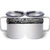 10 oz. White Stainless Steel Coffee Mug Thumbnail