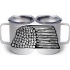 10 oz. White Stainless Steel Coffee Mug Thumbnail