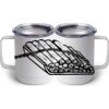 10 oz. White Stainless Steel Coffee Mug Thumbnail