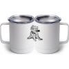 10 oz. White Stainless Steel Coffee Mug Thumbnail