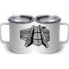 10 oz. White Stainless Steel Coffee Mug Thumbnail