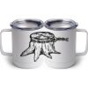10 oz. White Stainless Steel Coffee Mug Thumbnail