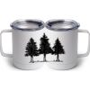 10 oz. White Stainless Steel Coffee Mug Thumbnail