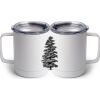 10 oz. White Stainless Steel Coffee Mug Thumbnail