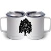 10 oz. White Stainless Steel Coffee Mug Thumbnail