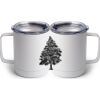 10 oz. White Stainless Steel Coffee Mug Thumbnail