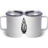 10 oz. White Stainless Steel Coffee Mug Thumbnail