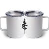 10 oz. White Stainless Steel Coffee Mug Thumbnail