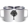 10 oz. White Stainless Steel Coffee Mug Thumbnail