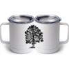 10 oz. White Stainless Steel Coffee Mug Thumbnail