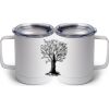 10 oz. White Stainless Steel Coffee Mug Thumbnail