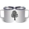 10 oz. White Stainless Steel Coffee Mug Thumbnail