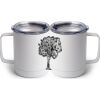 10 oz. White Stainless Steel Coffee Mug Thumbnail