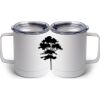 10 oz. White Stainless Steel Coffee Mug Thumbnail