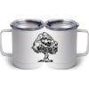 10 oz. White Stainless Steel Coffee Mug Thumbnail