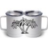 10 oz. White Stainless Steel Coffee Mug Thumbnail