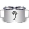 10 oz. White Stainless Steel Coffee Mug Thumbnail