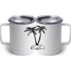 10 oz. White Stainless Steel Coffee Mug Thumbnail
