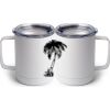 10 oz. White Stainless Steel Coffee Mug Thumbnail