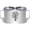 10 oz. White Stainless Steel Coffee Mug Thumbnail