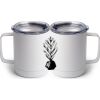 10 oz. White Stainless Steel Coffee Mug Thumbnail