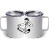 10 oz. White Stainless Steel Coffee Mug Thumbnail