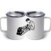 10 oz. White Stainless Steel Coffee Mug Thumbnail