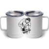 10 oz. White Stainless Steel Coffee Mug Thumbnail