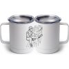 10 oz. White Stainless Steel Coffee Mug Thumbnail