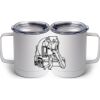 10 oz. White Stainless Steel Coffee Mug Thumbnail