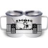 10 oz. White Stainless Steel Coffee Mug Thumbnail