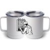 10 oz. White Stainless Steel Coffee Mug Thumbnail