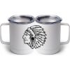 10 oz. White Stainless Steel Coffee Mug Thumbnail
