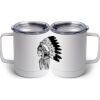 10 oz. White Stainless Steel Coffee Mug Thumbnail