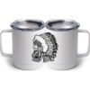 10 oz. White Stainless Steel Coffee Mug Thumbnail