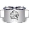 10 oz. White Stainless Steel Coffee Mug Thumbnail