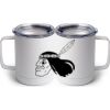 10 oz. White Stainless Steel Coffee Mug Thumbnail