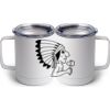 10 oz. White Stainless Steel Coffee Mug Thumbnail