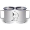 10 oz. White Stainless Steel Coffee Mug Thumbnail