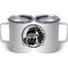 10 oz. White Stainless Steel Coffee Mug Thumbnail