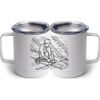 10 oz. White Stainless Steel Coffee Mug Thumbnail