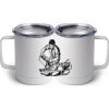 10 oz. White Stainless Steel Coffee Mug Thumbnail
