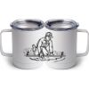 10 oz. White Stainless Steel Coffee Mug Thumbnail