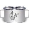 10 oz. White Stainless Steel Coffee Mug Thumbnail