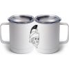 10 oz. White Stainless Steel Coffee Mug Thumbnail