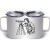10 oz. White Stainless Steel Coffee Mug Thumbnail