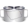 10 oz. White Stainless Steel Coffee Mug Thumbnail